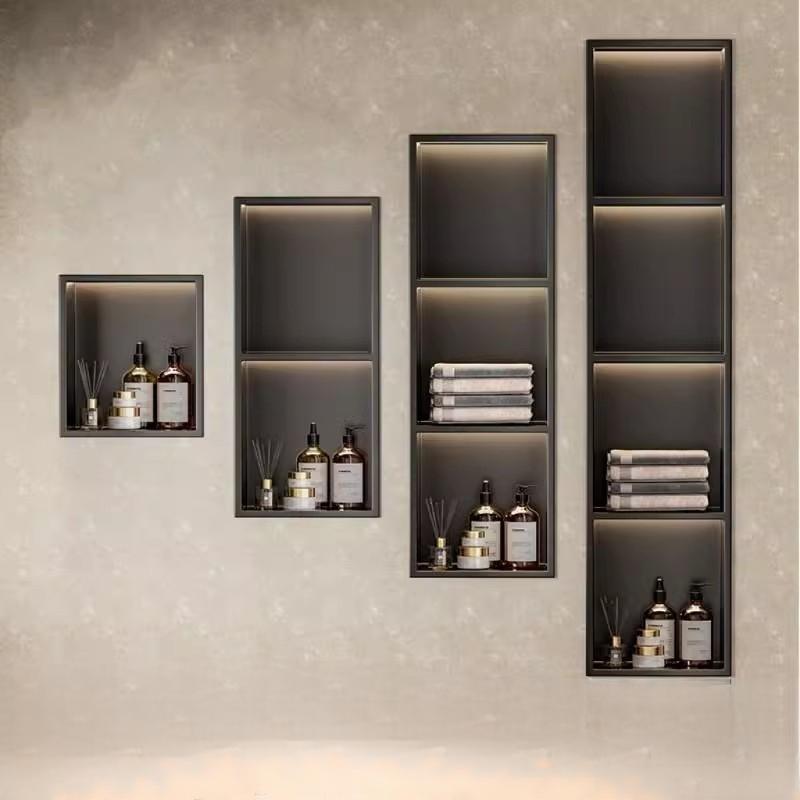 Stainless steel wall niche