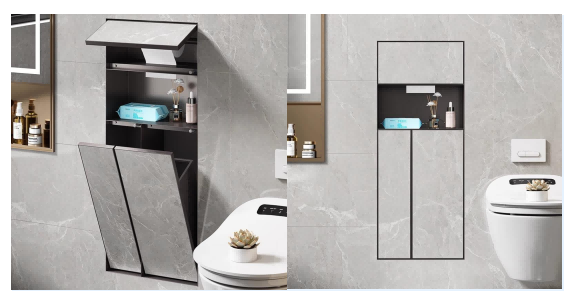 stainless steel wall niche